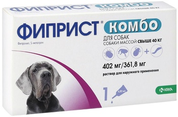 Фиприст Комбо для собак свыше 40 кг, 4,02 мл
