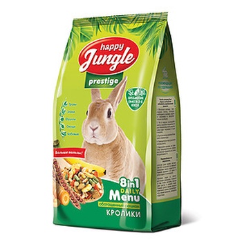 Happy Jungle Престиж Корм для кроликов, 500г