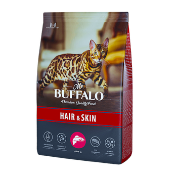 Mr.Buffalo ADULT HAIR & SKIN 0,4кг (лосось) д/кошек