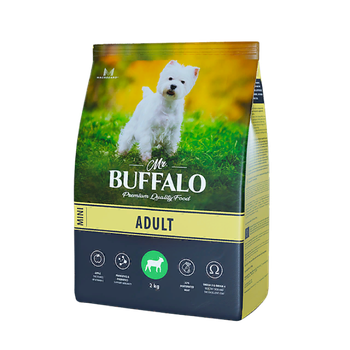 Mr.Buffalo ADULT MINI 2кг (ягненок) д/собак мелких пород
