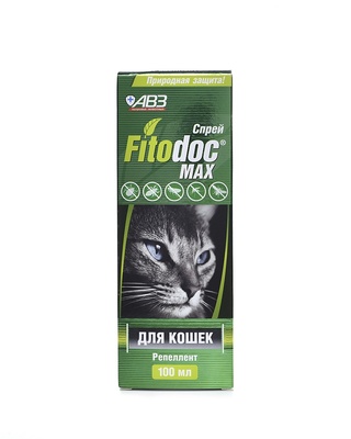 FITODOС  Max спрей репеллентный для кошек 100 мл - зоогигиеническое защитное средство (репеллент) для предотвращения нападения эктопаразитов на собак и кошек всех пород и возрастов.