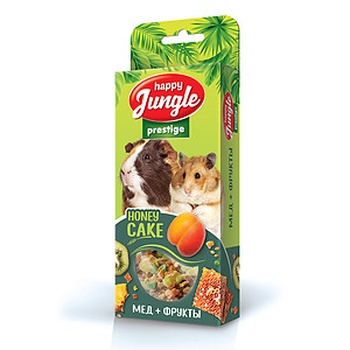 Happy Jungle Престиж Корзинки для грызунов мед+фрукты, 3 шт.
