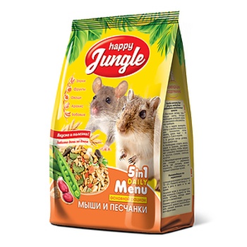 Happy Jungle Корм для мышей и песчанок; 400 г
