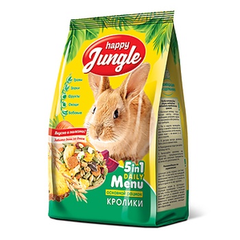 Happy Jungle Корм для кроликов, 400 г