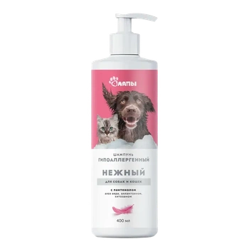 Шамп. "Нежный" для собак и кошек 400 мл