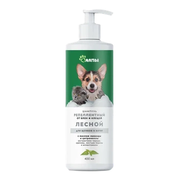 Шамп. "Лесной" репеллентный  для щенков и котят 400 мл