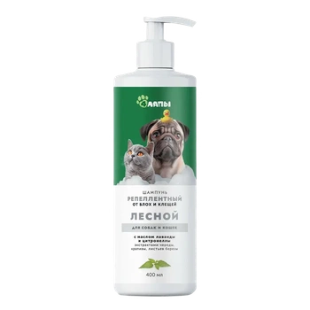 Шамп. "Лесной" репеллентный  для собак и кошек 400 мл